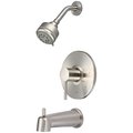 Pioneer Single Handle Tub and Shower Trim Set in PVD Brushed Nickel T-4MT111-BN